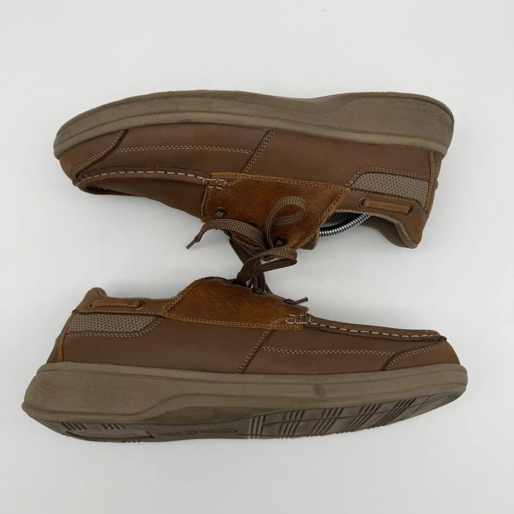 Orthofeet 427 Baton Rouge Shoes Mens 11D Brown Orthopedic Walking Boat Oxford